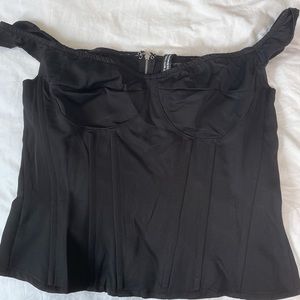 Pretty Little Thing Black Corset